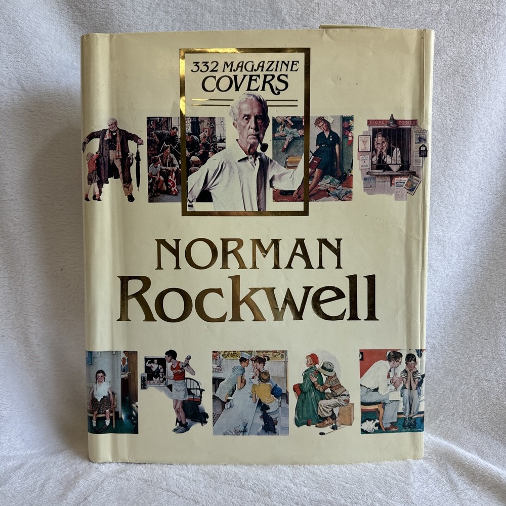 Norman Rockwell 332 Magazine Covers CoffeeTable Book 455 Pgs Color Ill 1979‎